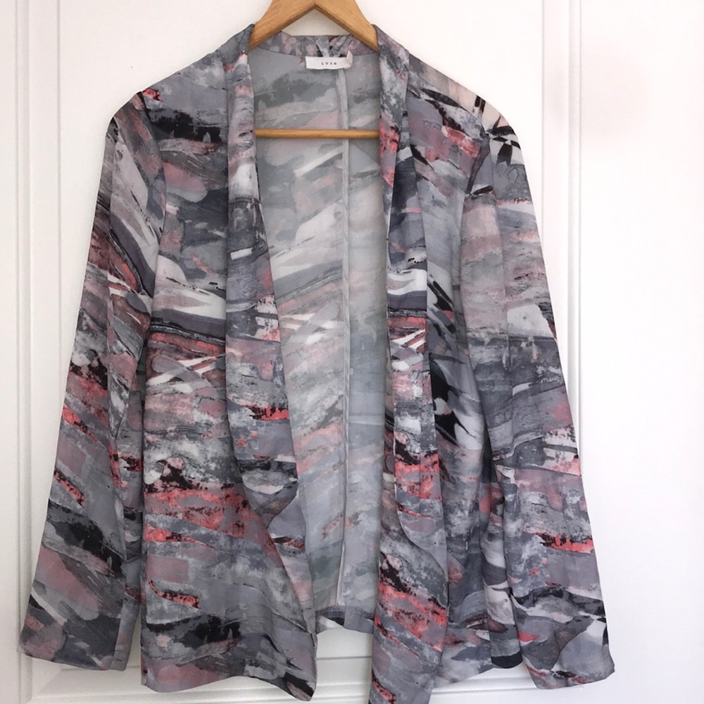 Lush Floral Blazer Sz Small